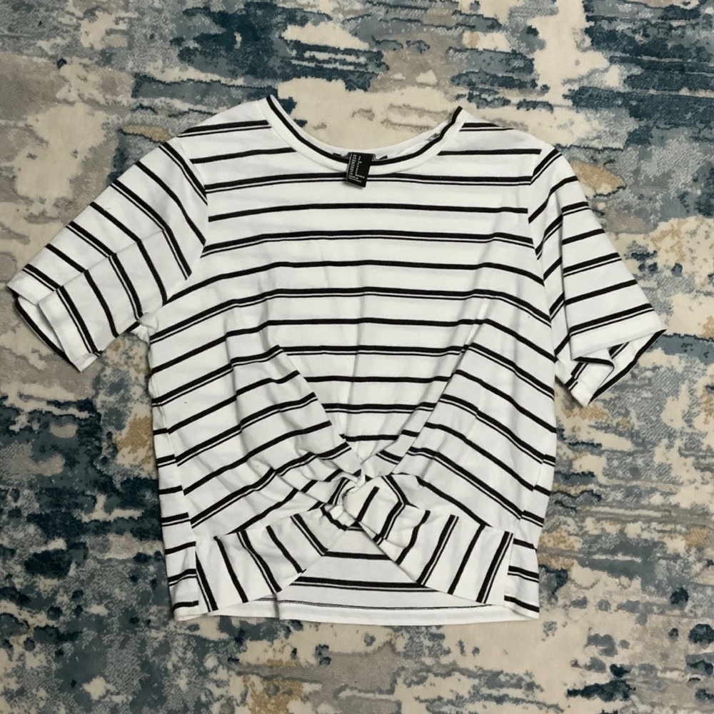 Twist front crop top